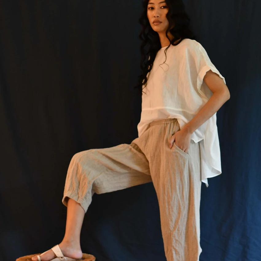 Linen Obi pant - - Rowan Essentials - Rowan Essentials