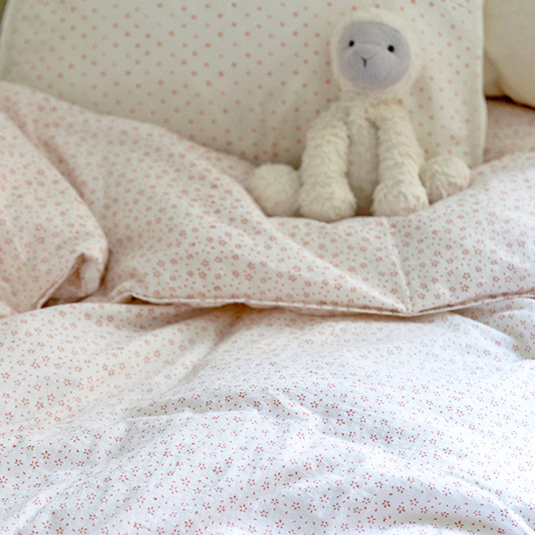 Baby Bedding Set Sakura Pink - Duvet Covers - Rowan Essentials - Rowan Essentials